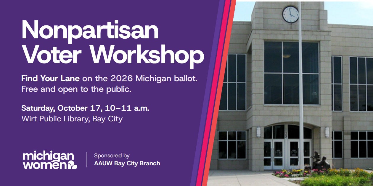 Event 2026-10-17 Find Your Lane Voter Workshop, Bay City, Michigan