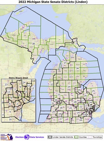 Michigan Senate Districts