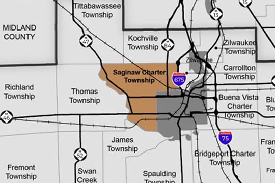 Saginaw Charter Township Map