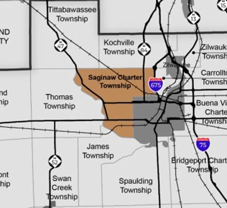 Saginaw Township Map